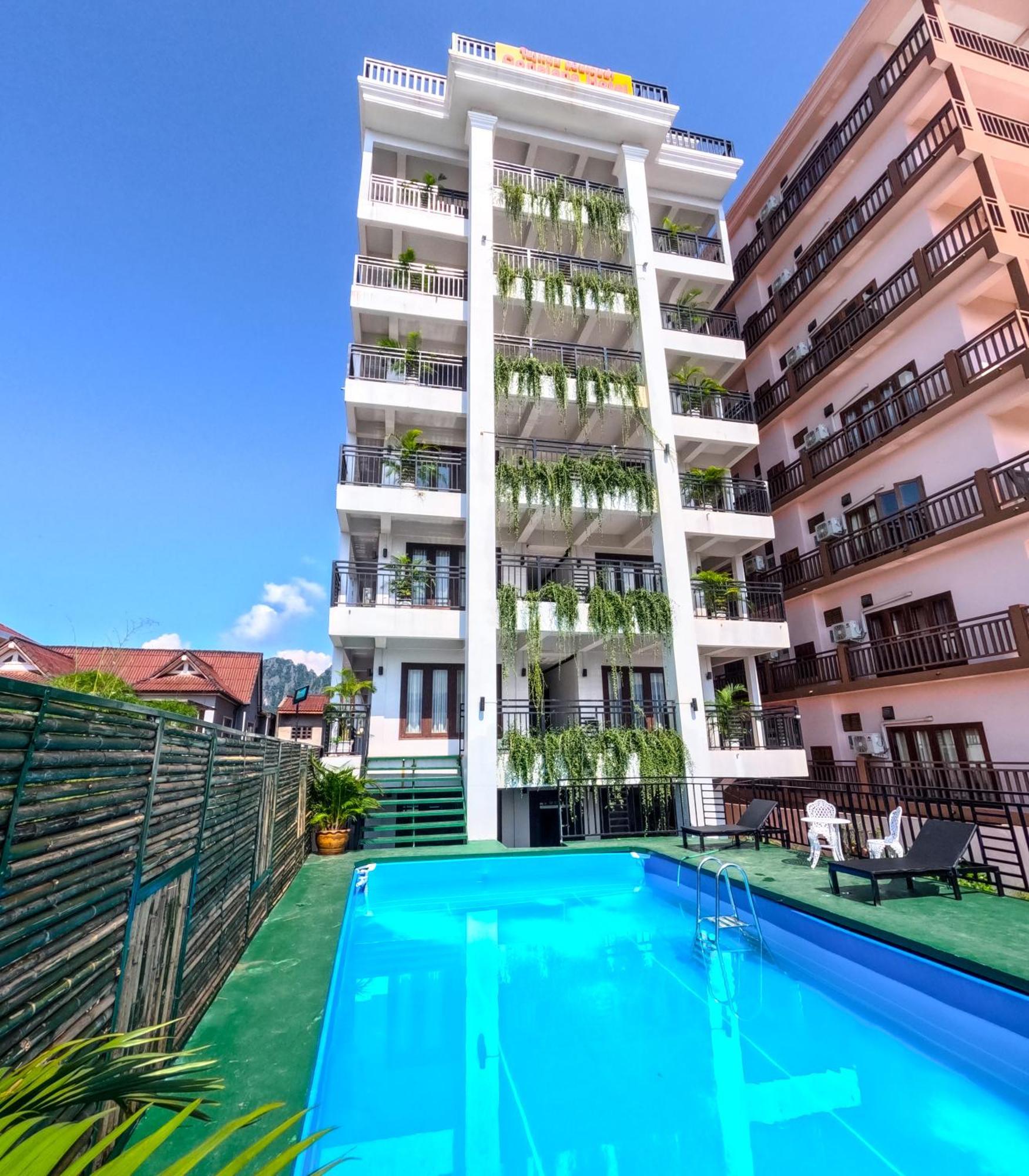 Vang Vieng Consiana Hotel Kültér fotó